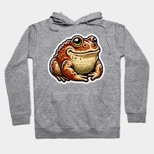 Mr. Toad Kawaii Graphic Splash of Forest Frolics and Underwater Whimsy! Hoodie